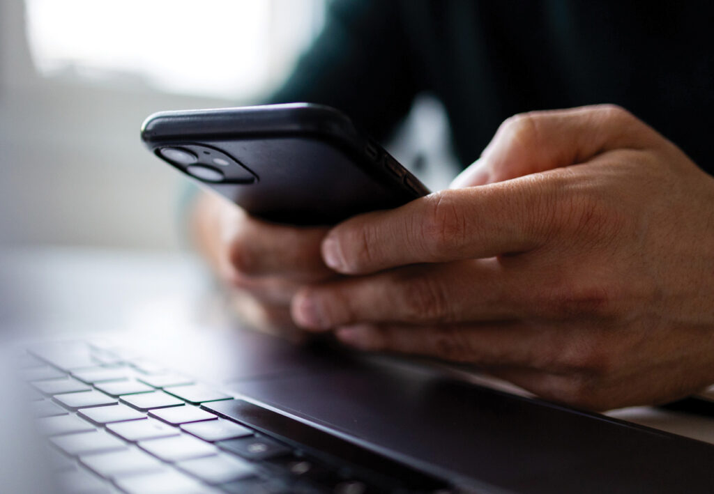 Online banking over phone