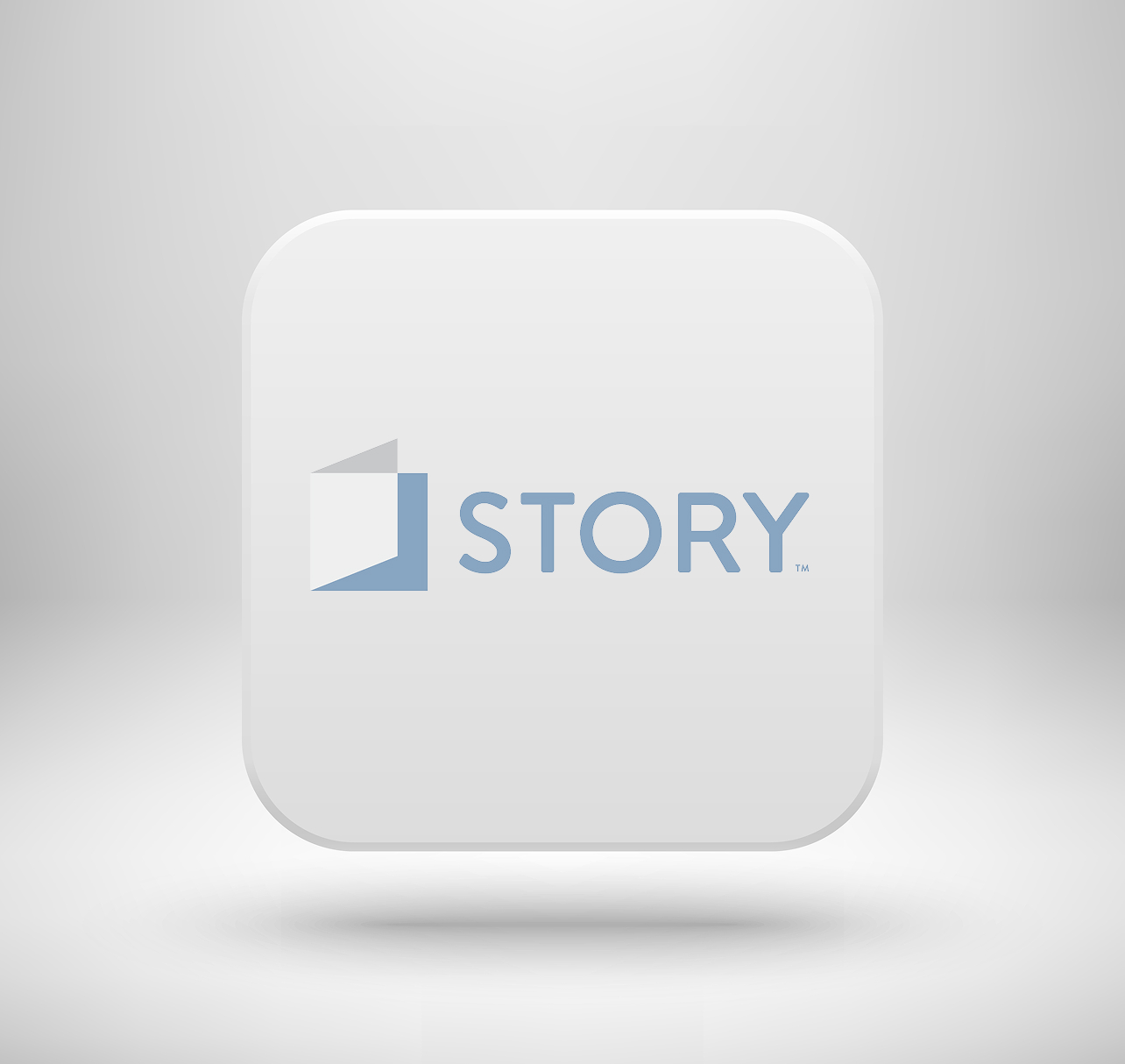 Story logo on top of app icon